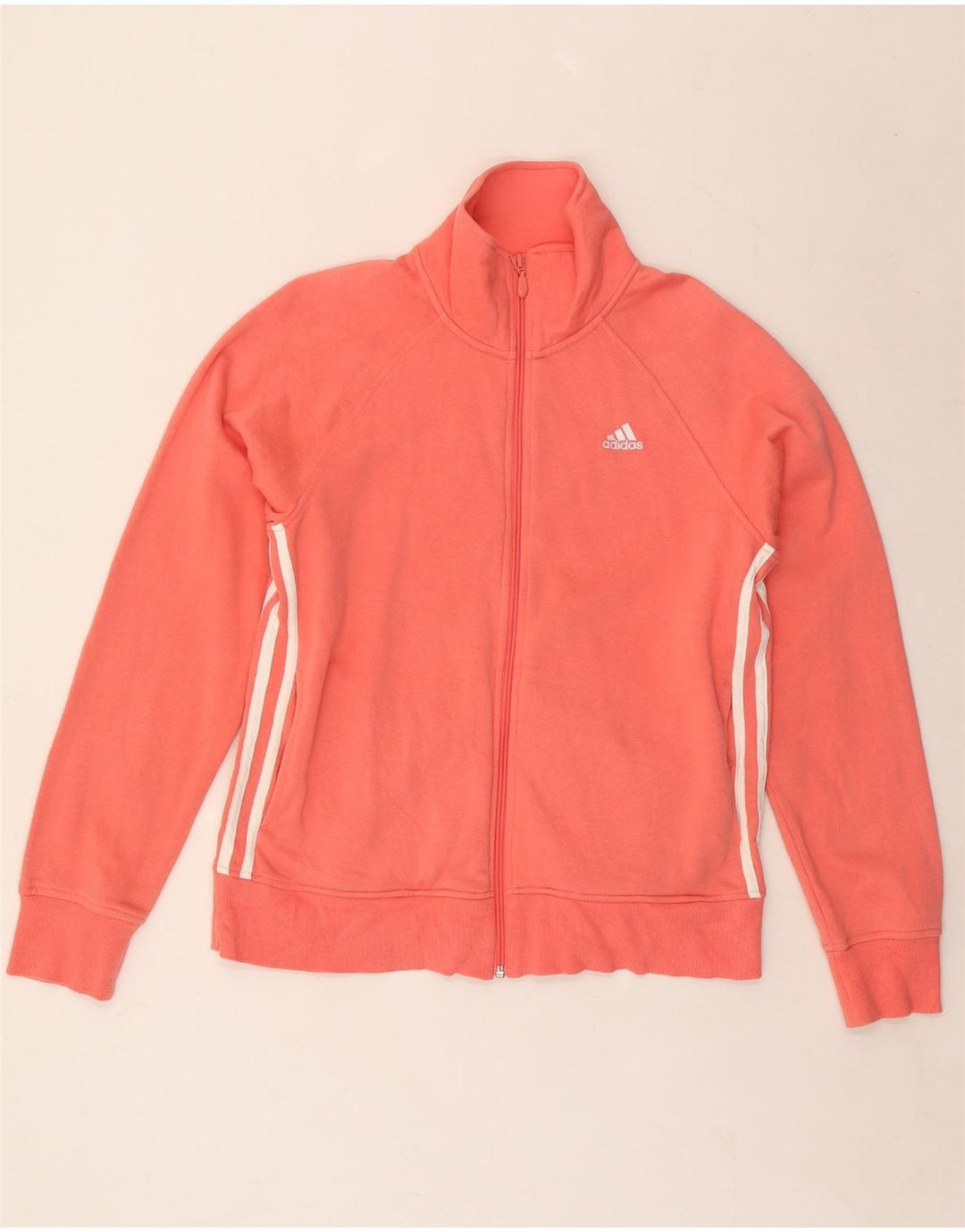 Adidas træningsdragt topjakke til kvinder UK 14 Medium Pink Bomuld