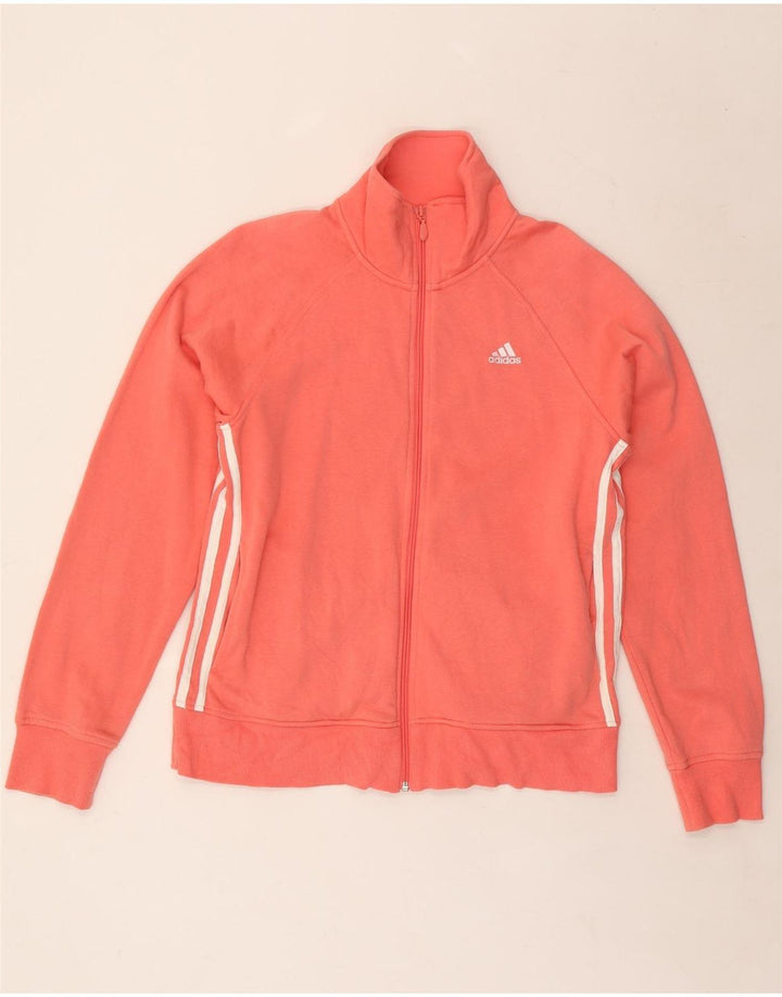 Adidas træningsdragt topjakke til kvinder UK 14 Medium Pink Bomuld