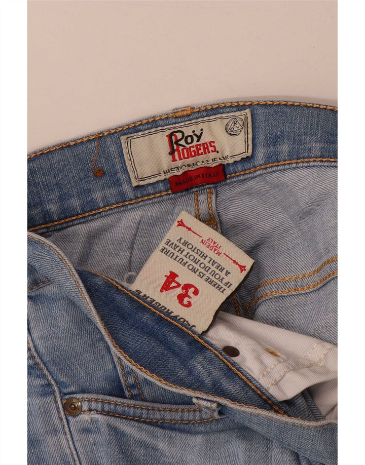Roy Rogers Straight Jeans til mænd W34 L30 blå bomuld