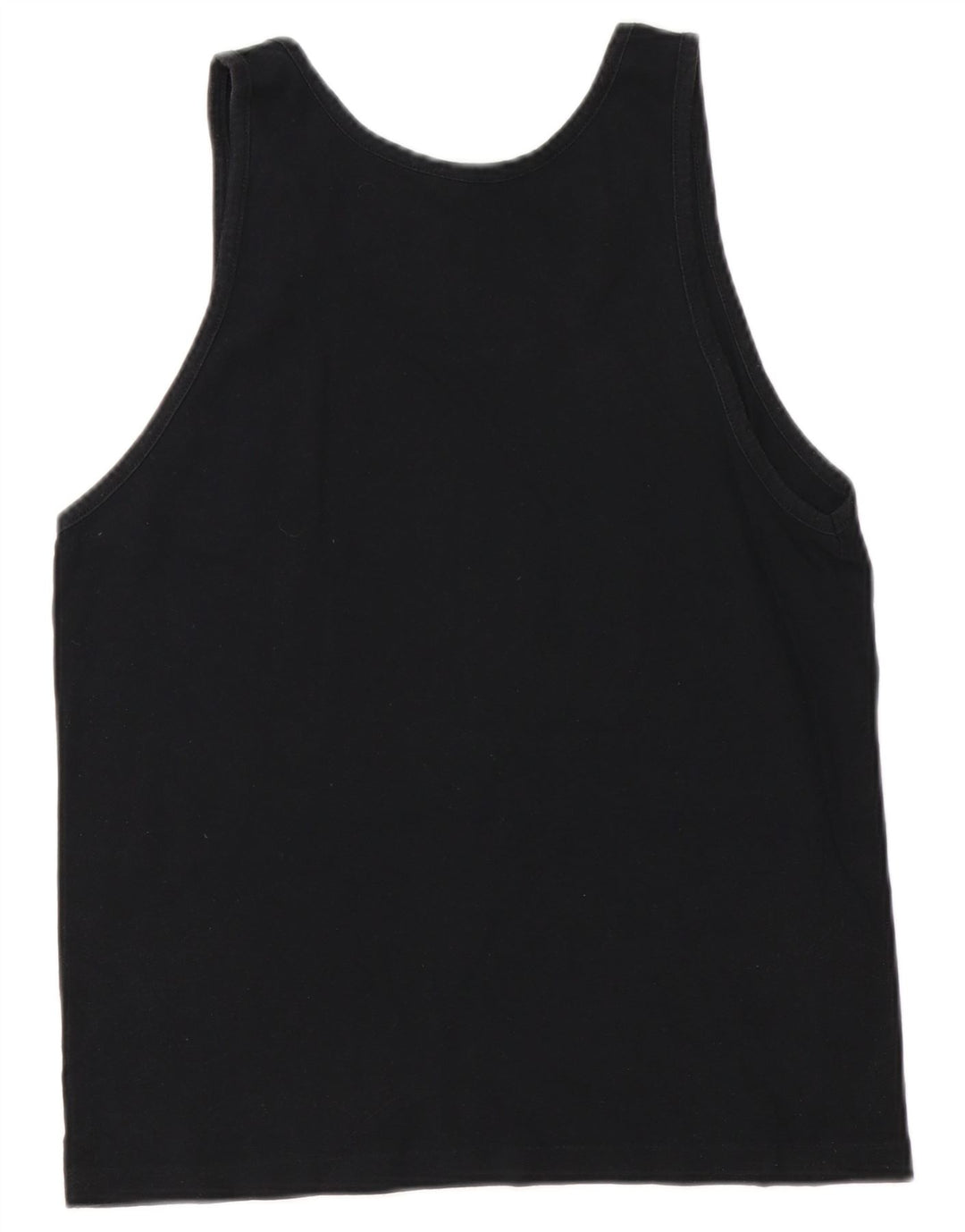 CHAMPION Kvinder Grafisk Vest Top UK 10 Small Black Bomuld