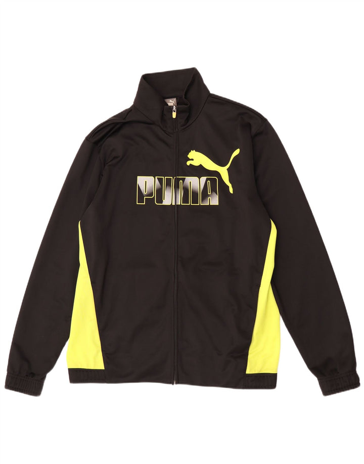 Puma Herre grafisk træningsdragt Topjakke Stor Sort Colourblock