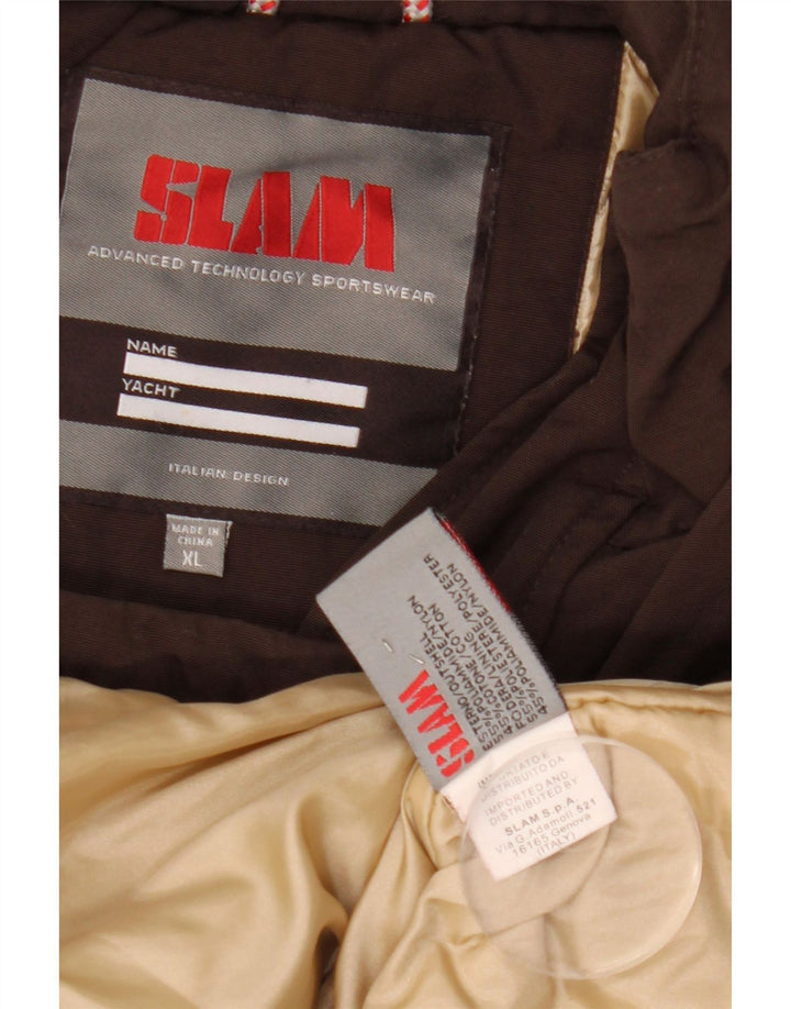 Slam Herre Utility Jacket UK 42 XL Brun Nylon
