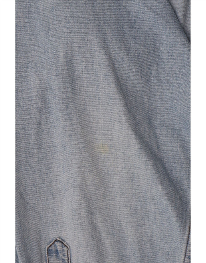 Carrera Denimskjorte til mænd Størrelse 39/40 Medium Blue Cotton