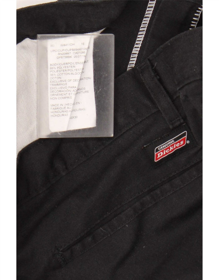 Dickies Herre Straight Cargo Bukser W40 L30 Sort Polyester