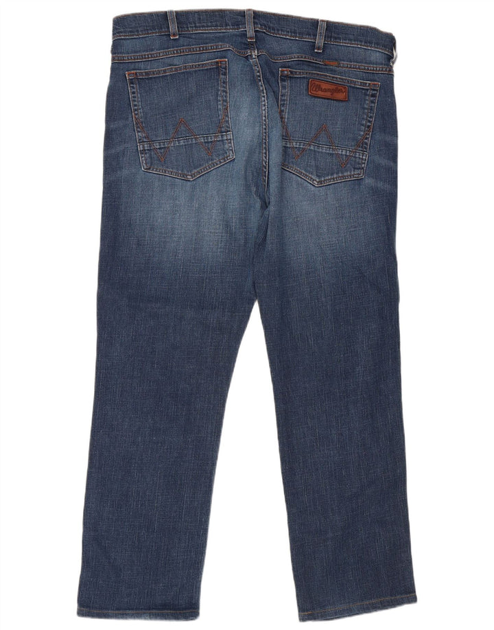 Wrangler Straight Jeans til mænd W38 L29 Marineblå