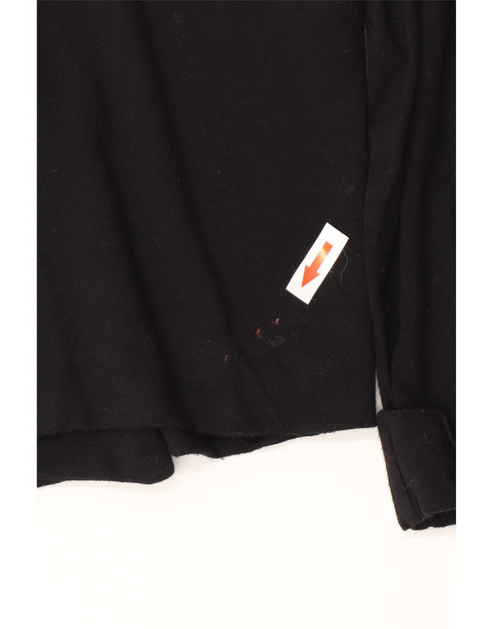 Marks & Spencer Womens Crop 3/4-ærmet cardigantrøje UK 12 Medium Black