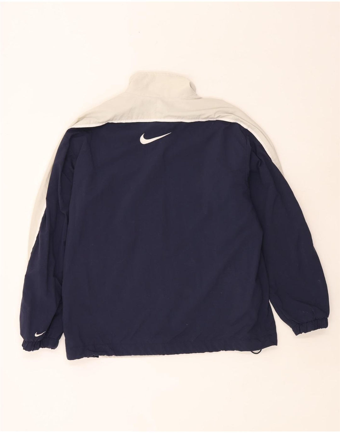 Nike Træningsdragt til mænd, topjakke UK 36/38 Small Grey Colourblock Polyester
