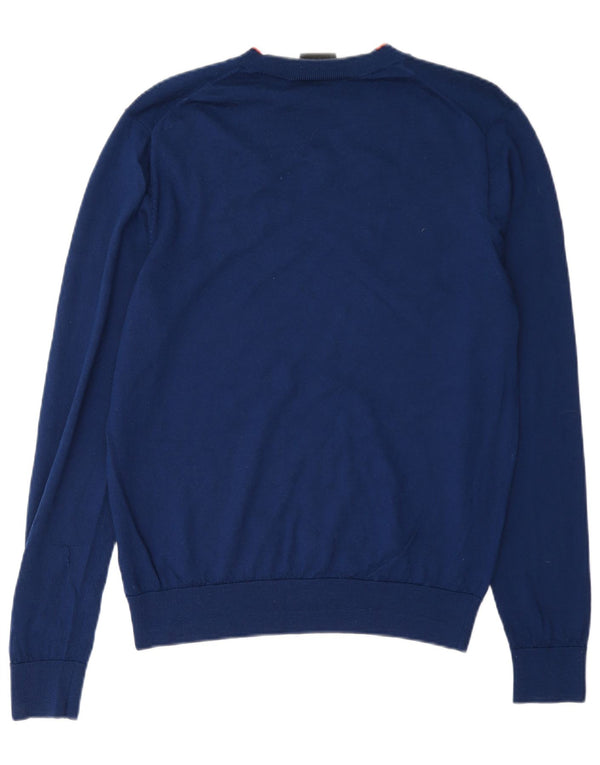 Paul Smith Herre V-hals sweater Medium Marineblå Uld