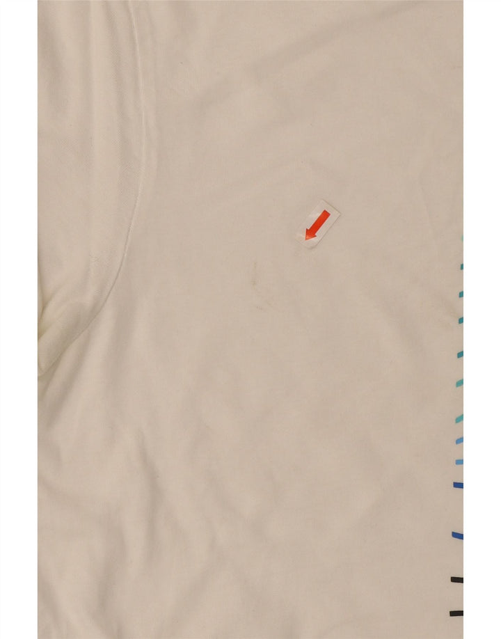 SALTROCK Herre Grafisk T-Shirt Top XL Hvid Bomuld