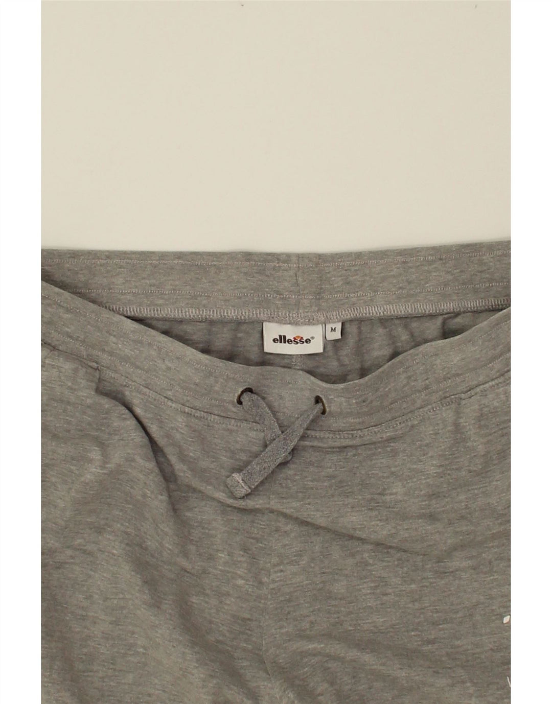 ELLESSE Mens Graphic Sport Shorts Medium  Grey Flecked Cotton Vintage Ellesse and Second-Hand Ellesse from Messina Hembry 