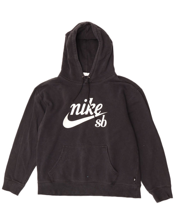 Nike grafisk hættetrøje til mænd, stor sort polyester