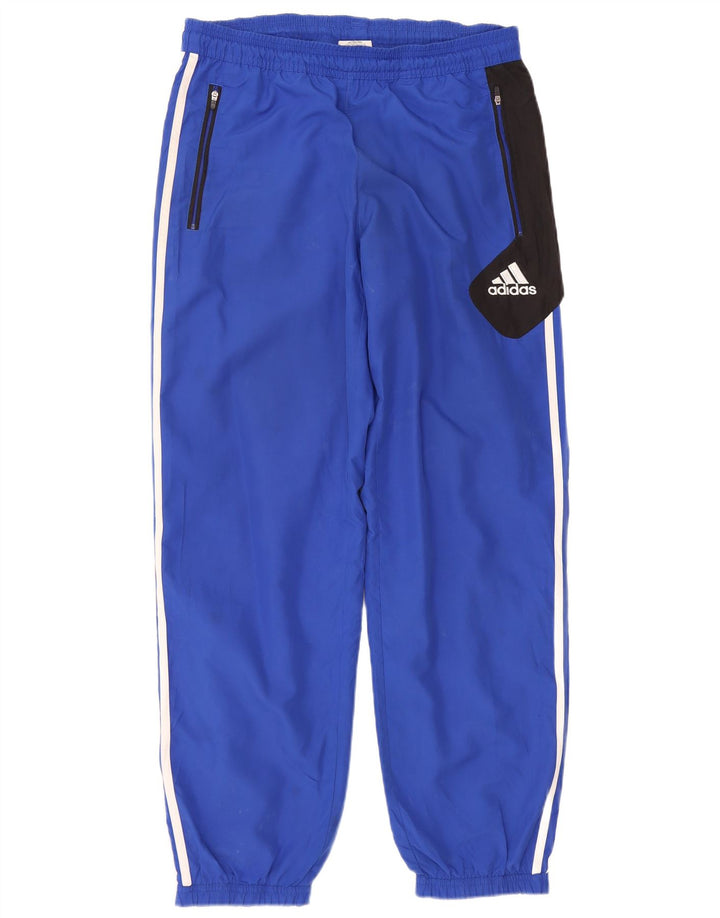 ADIDAS Træningsdragt til mænd Joggers UK 40/42 Medium Blue Colourblock