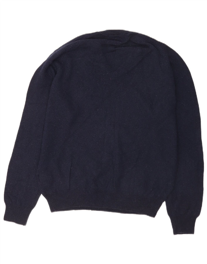 Marks & Spencer Herre Regular Fit V-hals sweater Medium Navy Blue