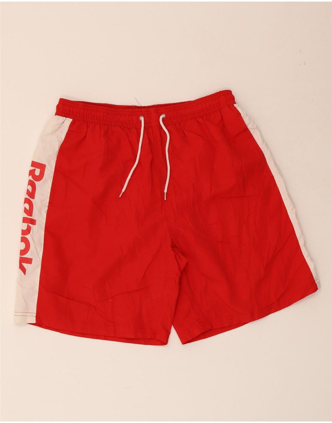 Reebok Herre grafiske svømmeshorts XL Rød Colourblock