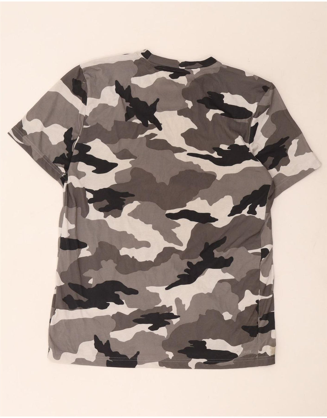 Adidas Herre Climalite T-Shirt Top Stor Grå Camouflage Polyester