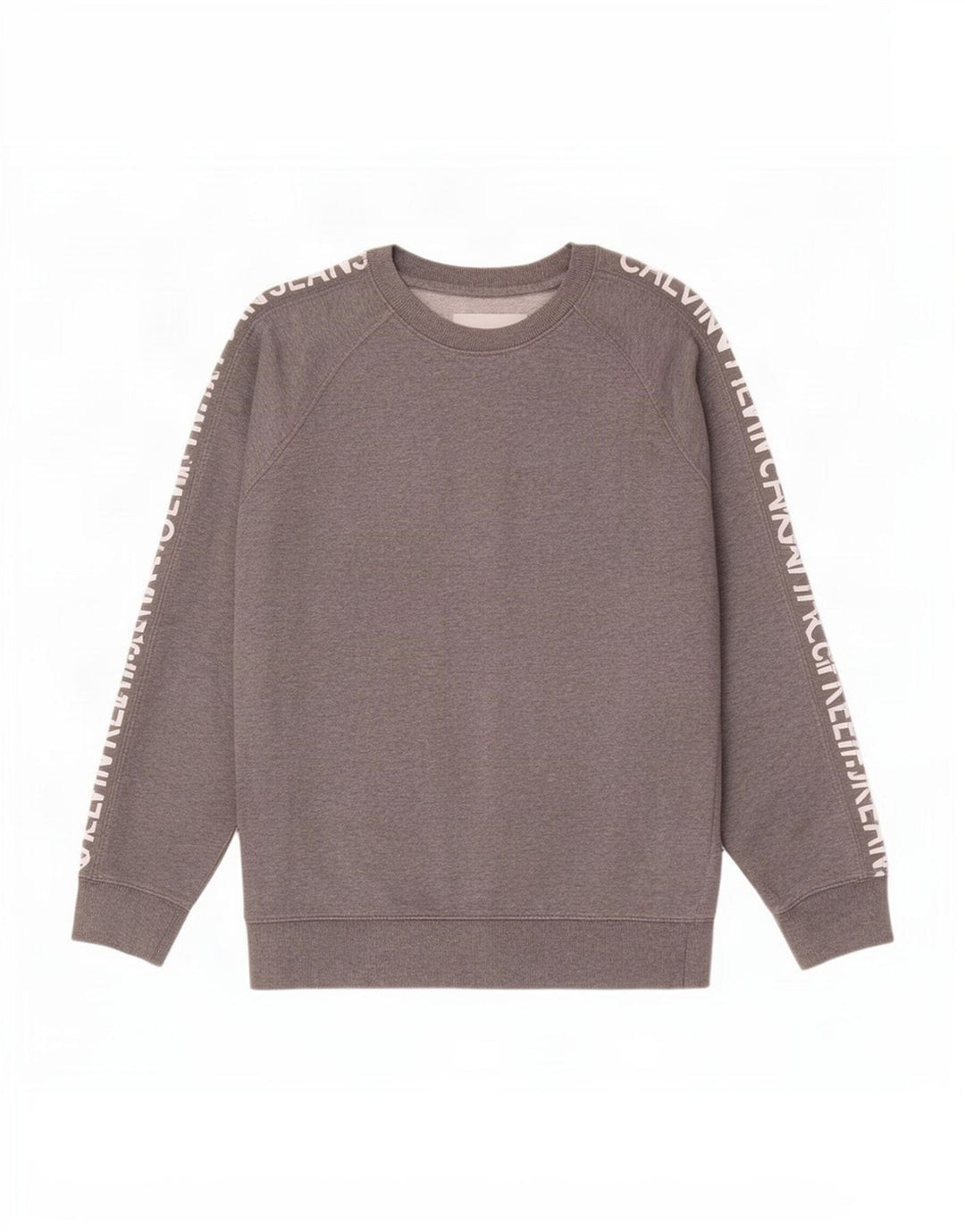 Calvin Klein Jeans Herre Grafisk Sweatshirt Jumper Medium Grå Bomuld