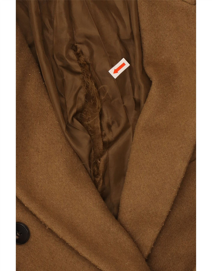 Topshop Petite Oversized Dobbeltradet Frakke UK 4 XS Brun