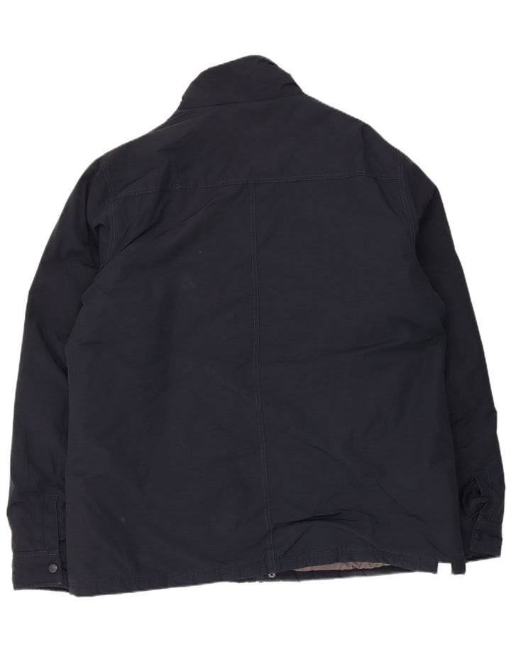 Bench Herre Utility Jacket UK 44 2XL Navy Blue Cotton