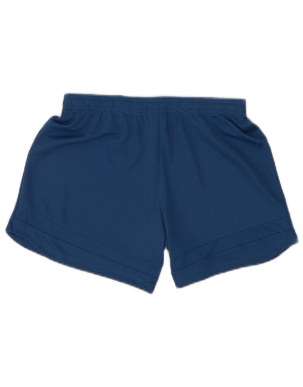 Nike Dame Dri Fit Sport Shorts UK 14 Large Blue