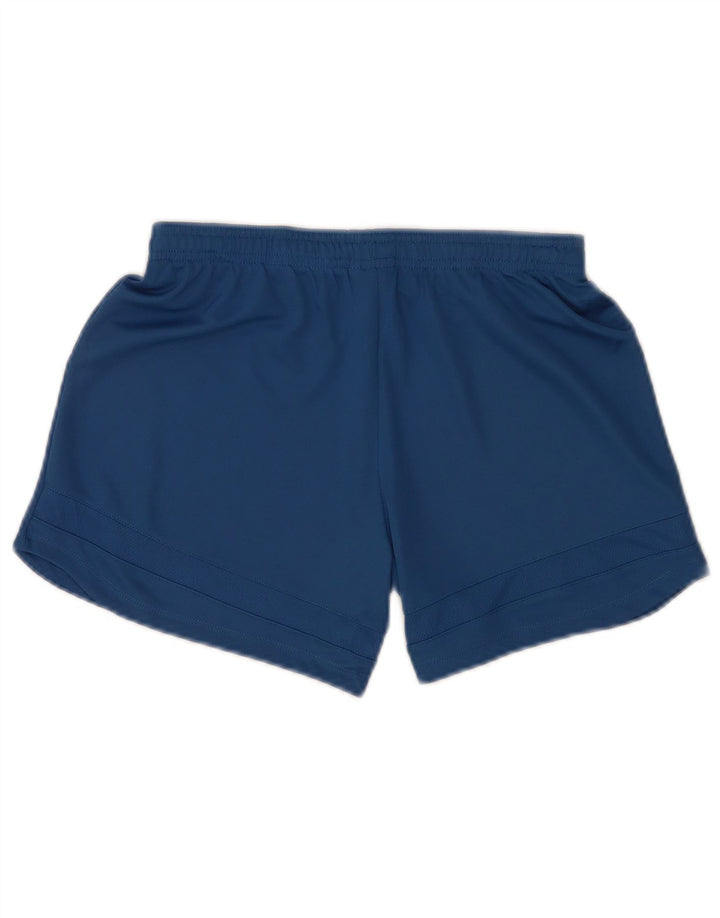 Nike Dame Dri Fit Sport Shorts UK 14 Large Blue
