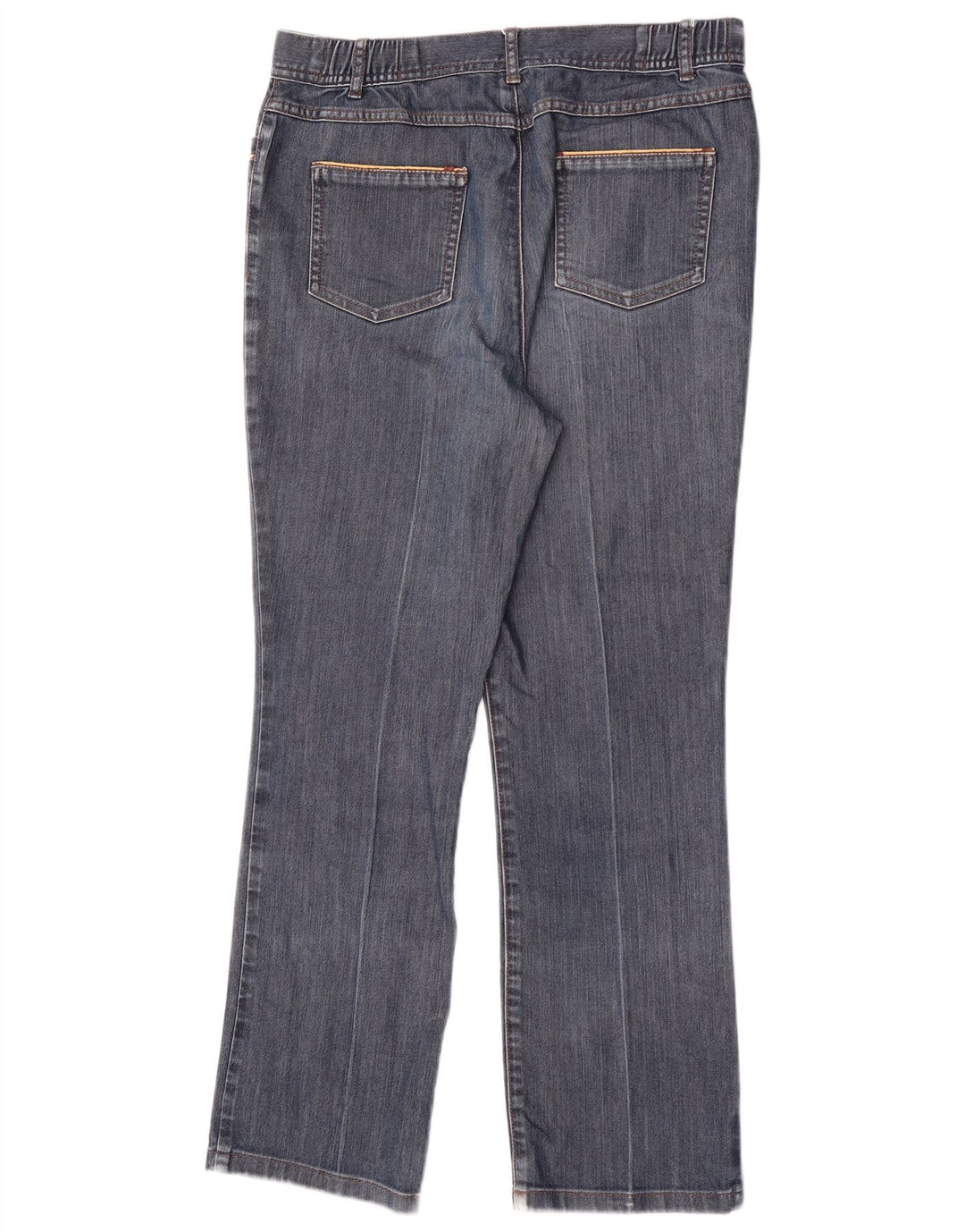Marks & Spencer Dame Classic Straight Jeans UK 10 Small W28 L27 Blue