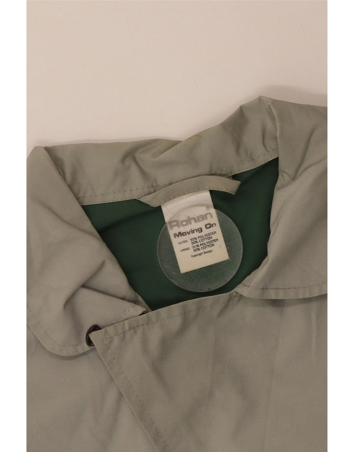 ROHAN Herre Pullover Windbreaker Jacket UK 36 Small Green Colourblock