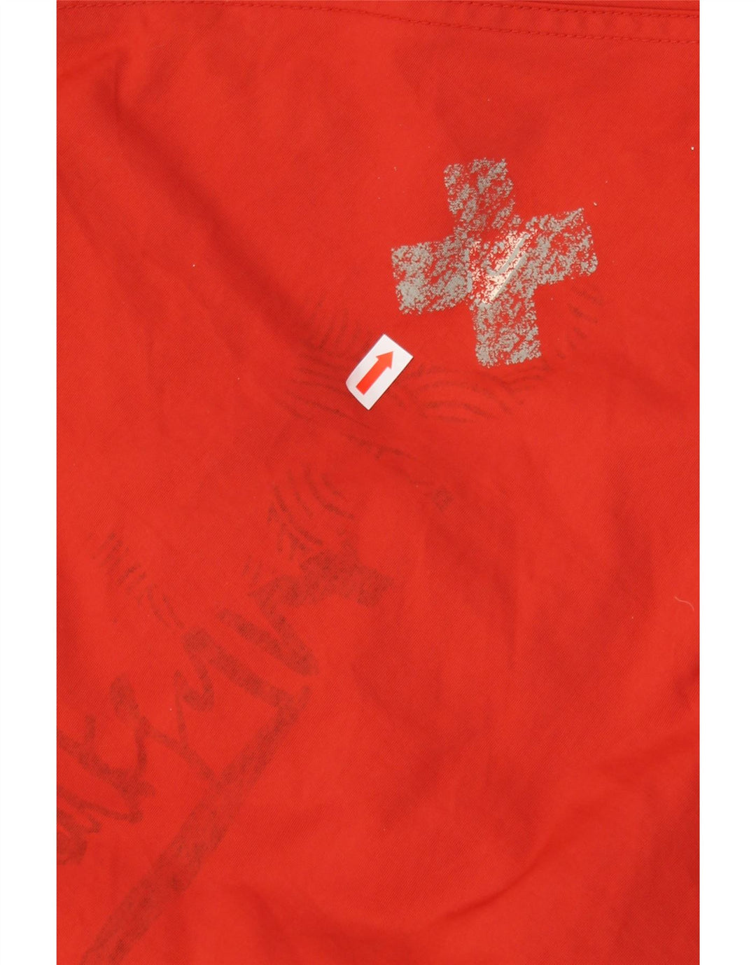 QUIKSILVER Pige Hættejakke Windbreaker 13-14 År Rød Polyamid