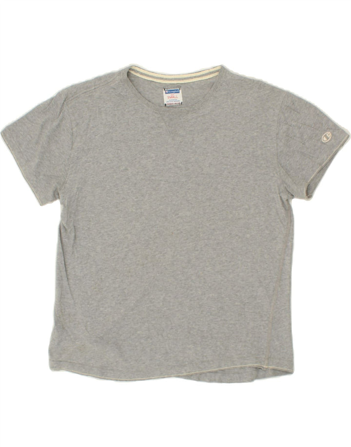 CHAMPION Womens T-Shirt Top UK 10 Small Grey Cotton Vintage Champion and Second-Hand Champion from Messina Hembry 