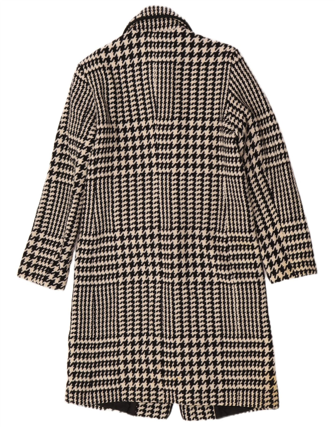 Penny Black Dame Oversized Overfrakke UK 10 Small Black Houndstooth Wool