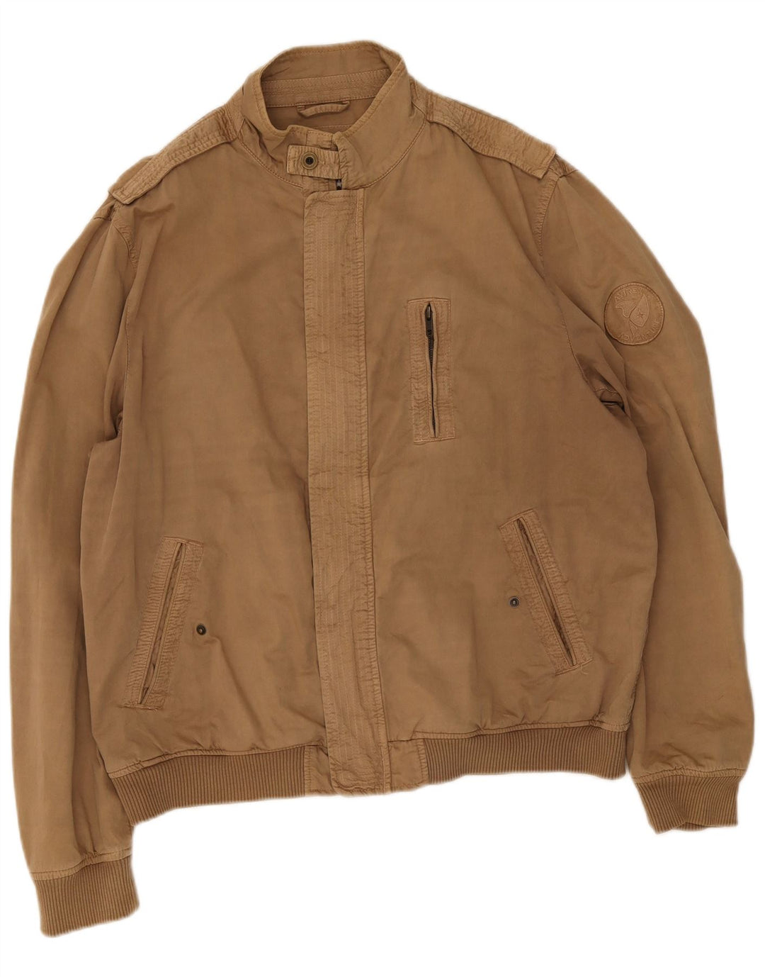 Avirex Herre Bomber Jacket UK 46 2XL Brun Bomuld