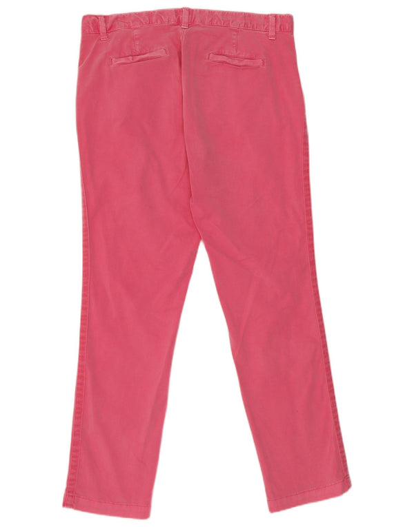 Gap Dame Slim Chino Bukser US 8 Large W32 L28 Pink Bomuld