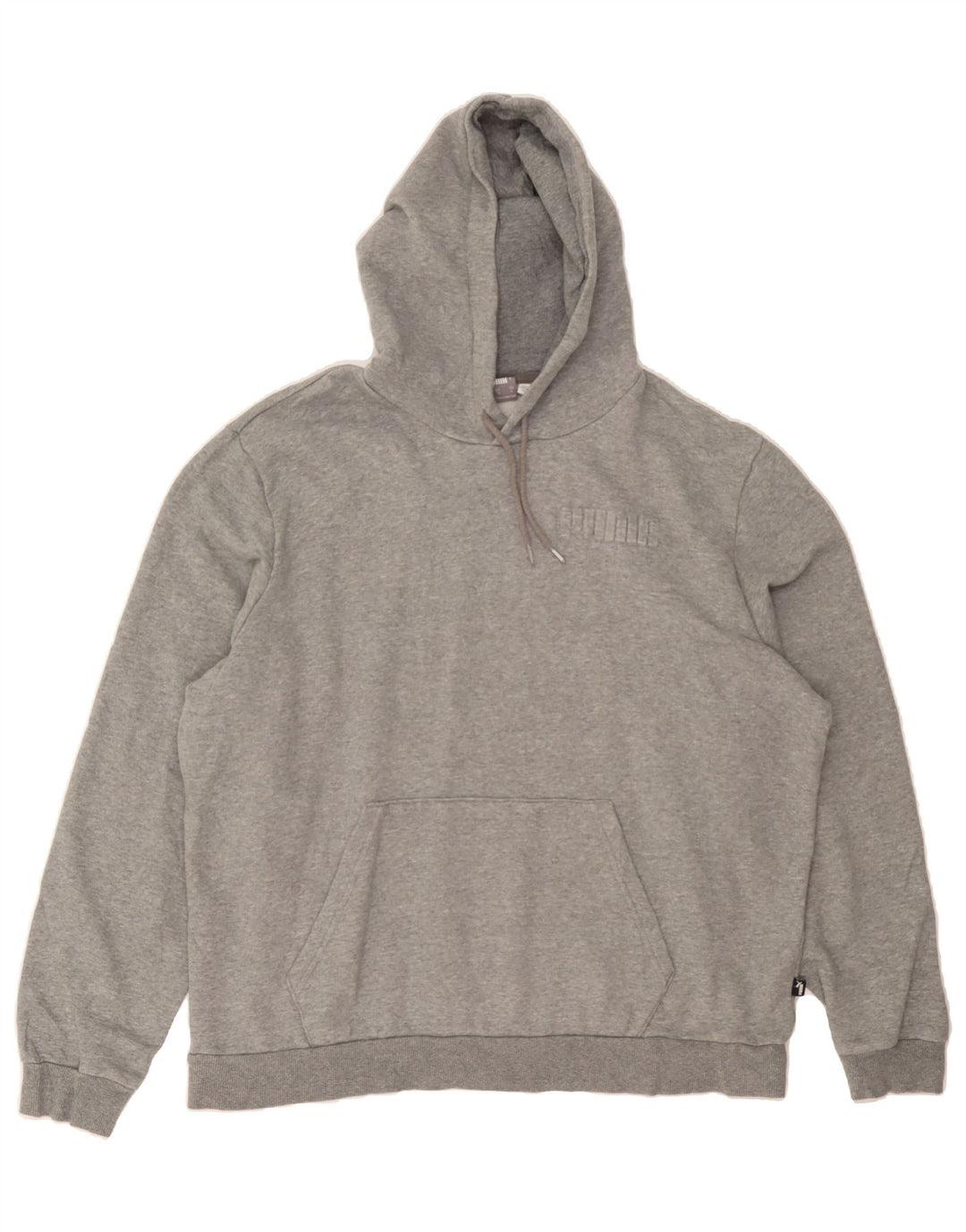PUMA Mens Hoodie Jumper XL Grey Cotton Vintage Puma and Second-Hand Puma from Messina Hembry 