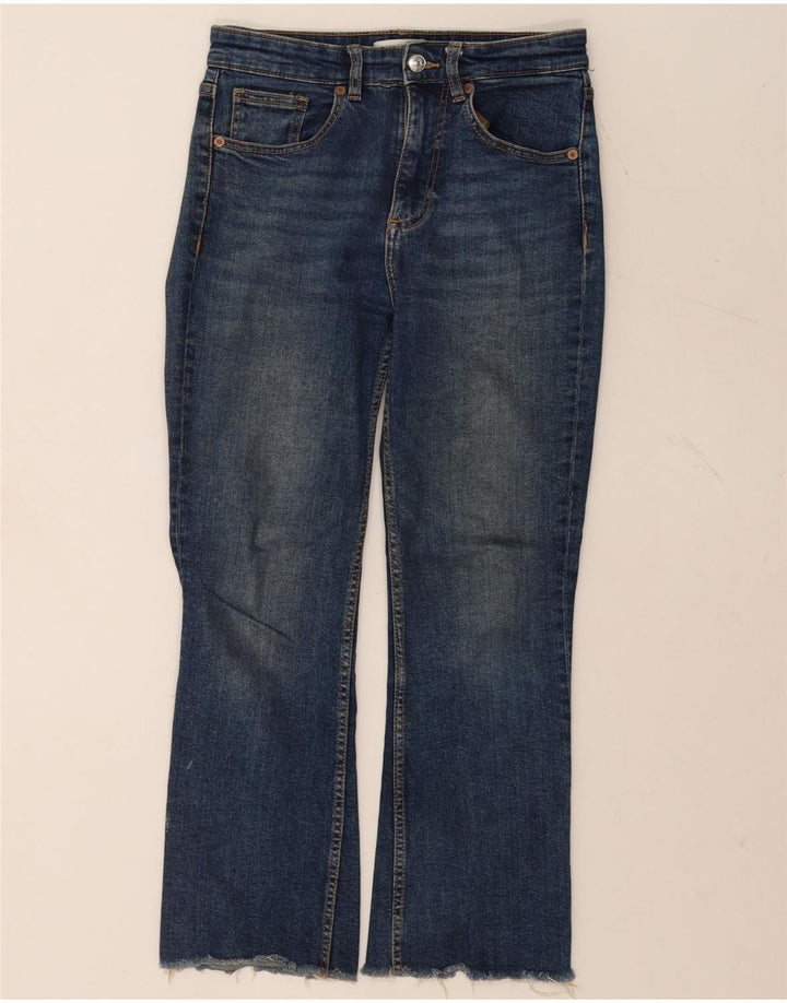 Zara Dame Bootcut Jeans EU 38 Small W28 L26 Blå