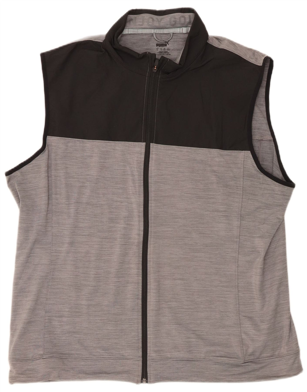 Puma Herre ærmeløs træningsdragt Topjakke XL Grå Colourblock Polyester