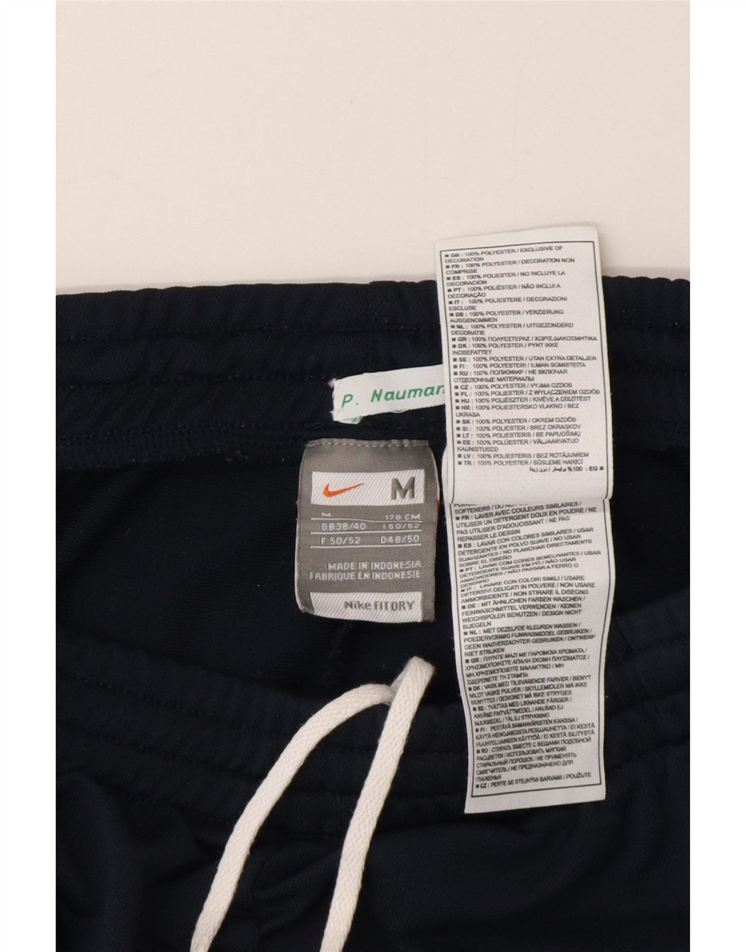 Nike Træningsdragt bukser til mænd Joggers Medium Navy Blue Polyester