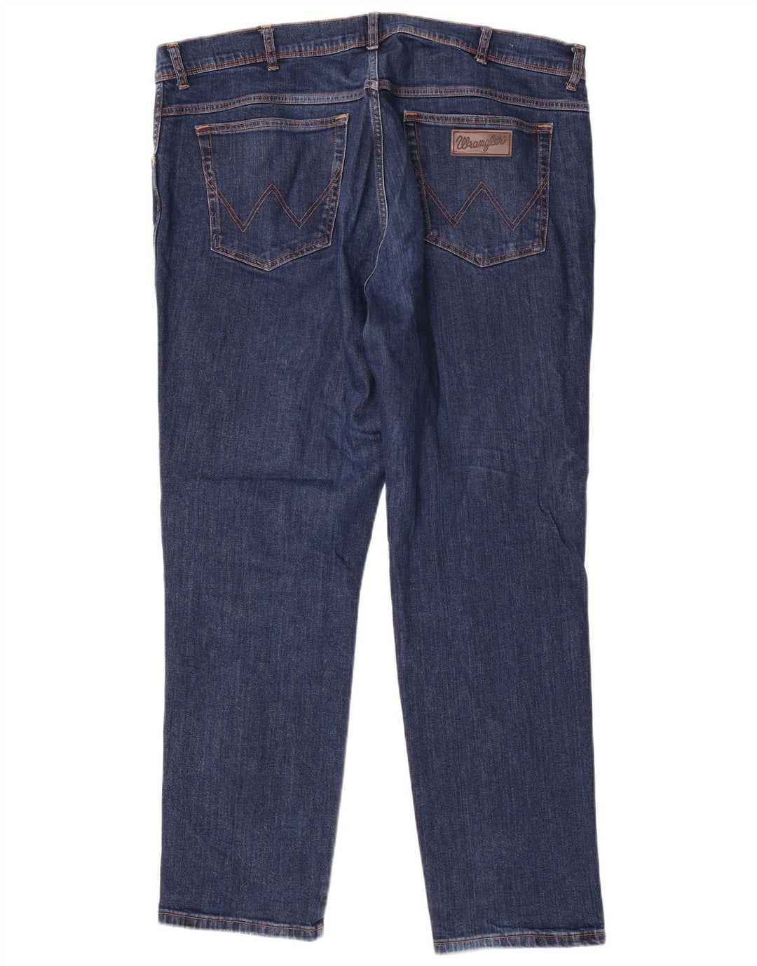 WRANGLER Herre Texas Slim Jeans W42 L32 Blå Bomuld