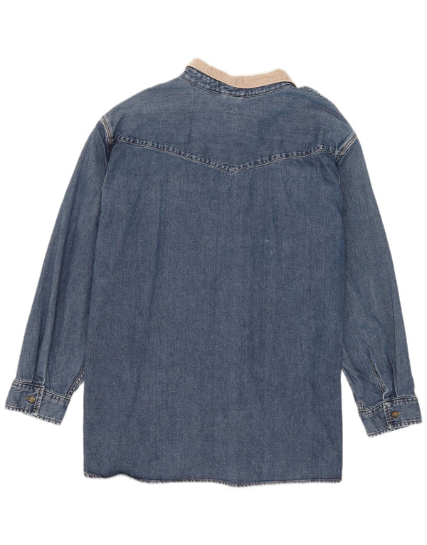 Levi's Herre Relaxed Fit Denim Shirt 4XL Blå Colourblock Bomuld