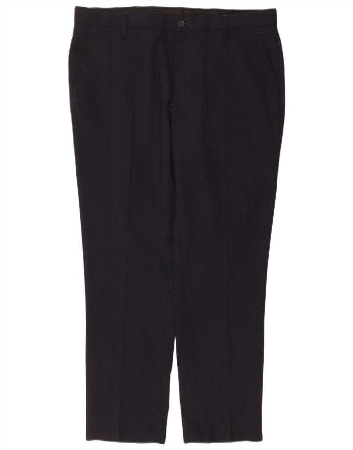 Marks & Spencer Herre Slim Fit Chinobukser W36 L29 Marineblå polyester