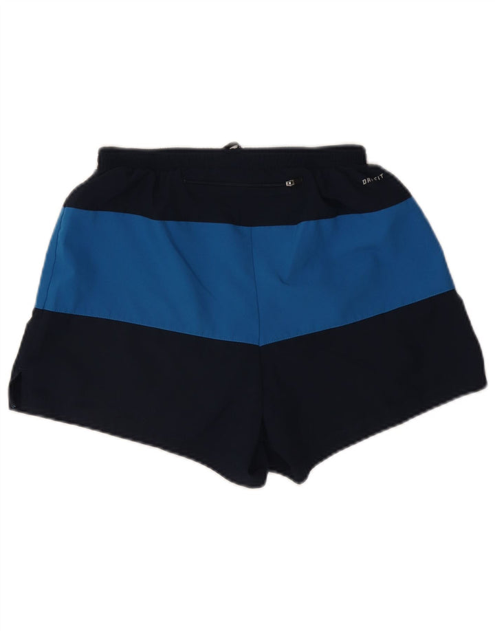 Nike Herre Dri Fit Sportshorts Medium Marineblå Colourblock Polyester