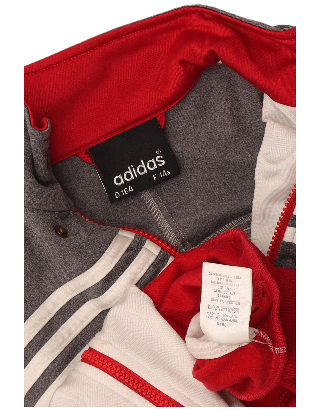 Adidas Træningsdragt Topjakke til drenge 13-14 år Grå Colourblock Polyester