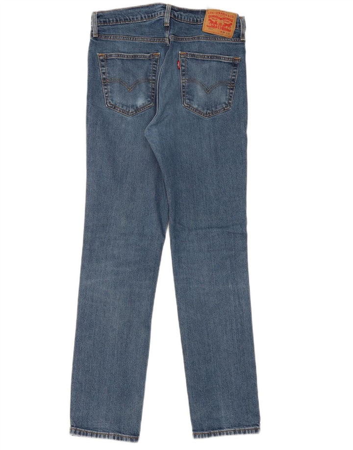 LEVI'S Mens 511 Slim Jeans W34 L32 Blue Cotton