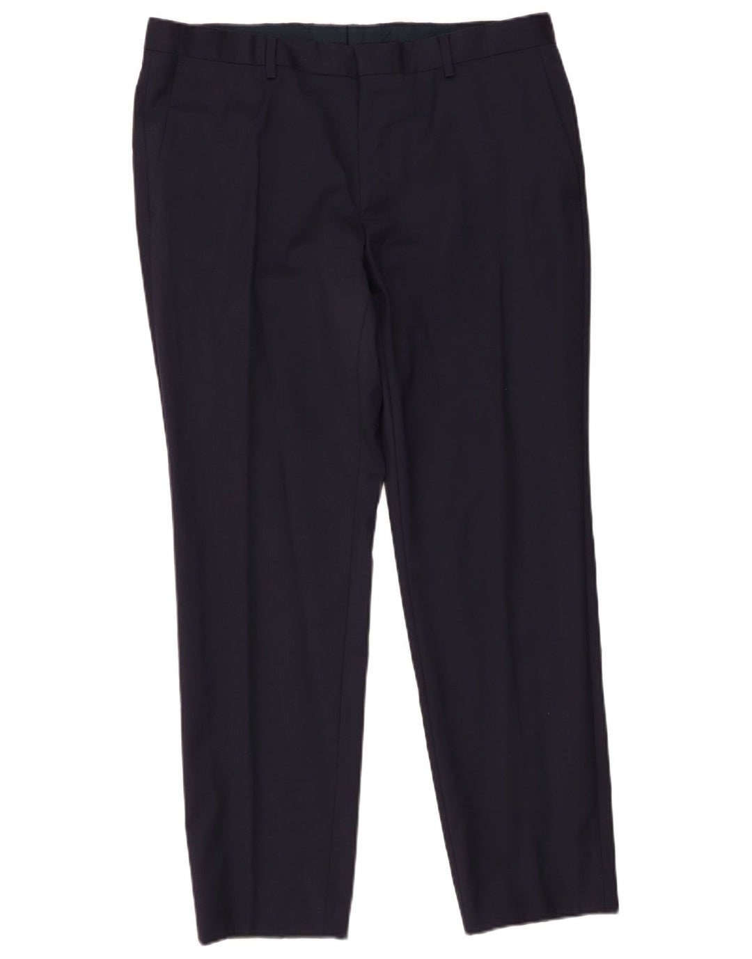 Hugo Boss Herre Slim Suit Bukser W36 L30 Marineblå Uld