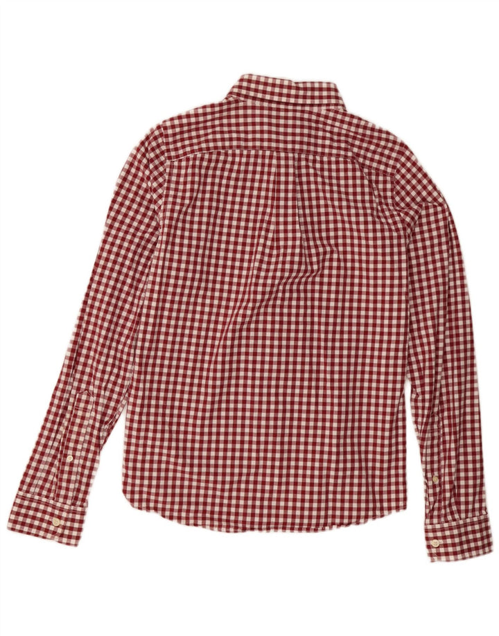 Abercrombie & Fitch Herre Ternet Muscle Fit skjorte Medium Rød Gingham