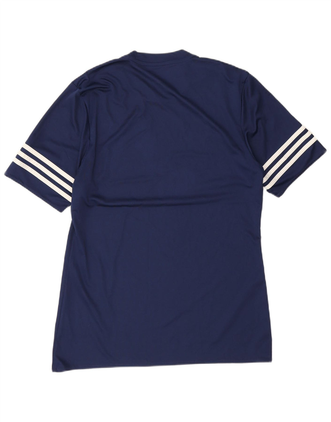 Adidas Herre Climalite T-Shirt Top Medium Marineblå Polyester