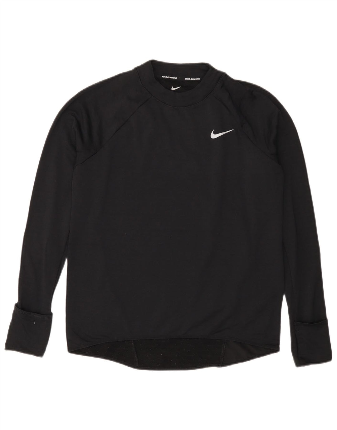 NIKE Therma-Fit Top Langærmet UK 10 Lille Sort