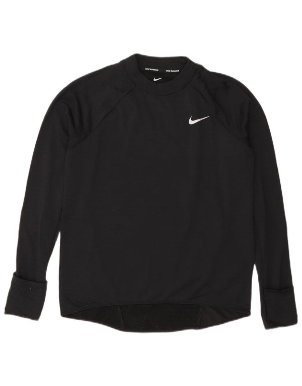 NIKE Therma-Fit Top Langærmet UK 10 Lille Sort