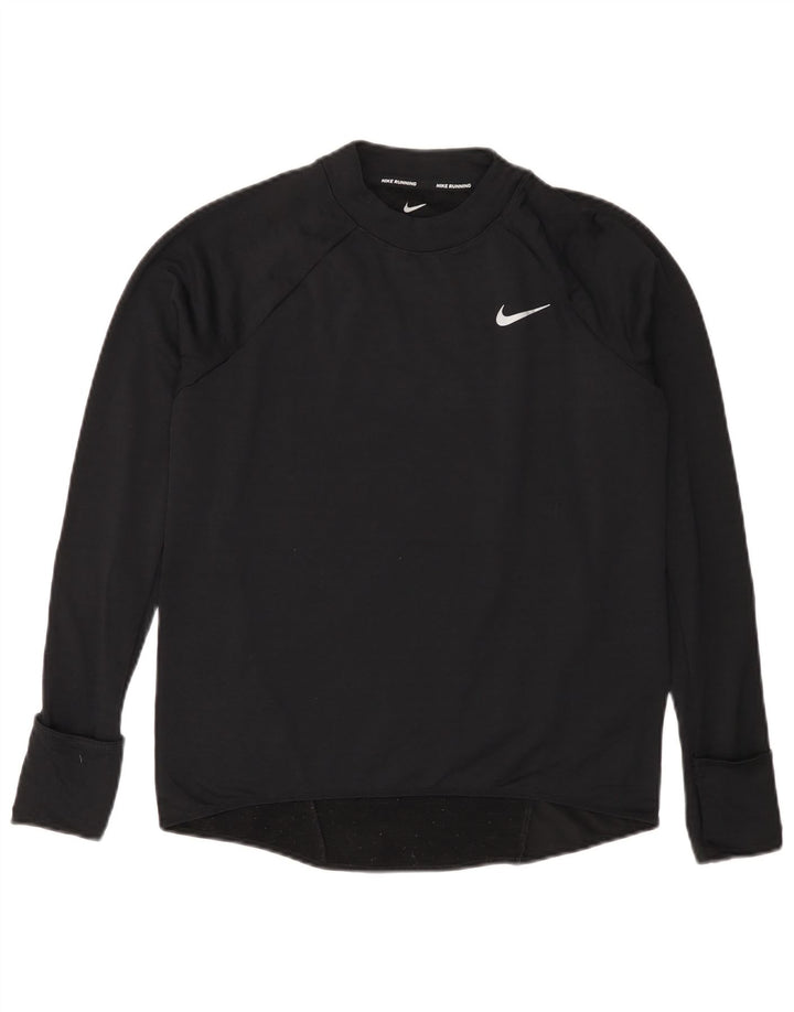 NIKE Therma-Fit Top Langærmet UK 10 Lille Sort