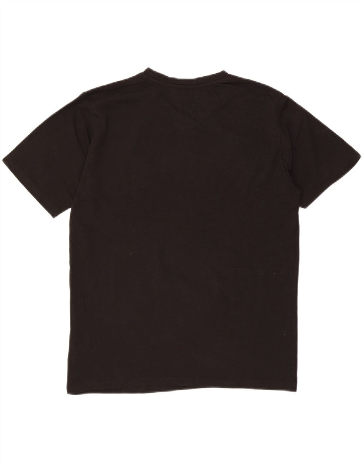 GAS Mens T-Shirt Top XL Black Cotton Vintage Gas and Second-Hand Gas from Messina Hembry 