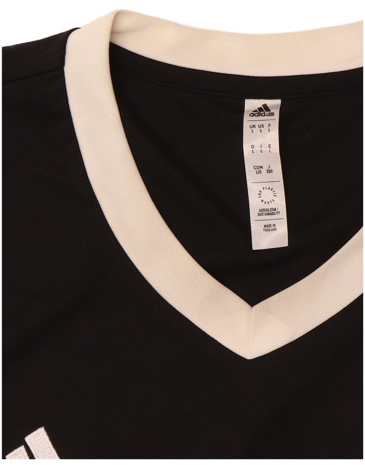 Adidas Herre Aeroready T-Shirt Top Stor Sort Polyester