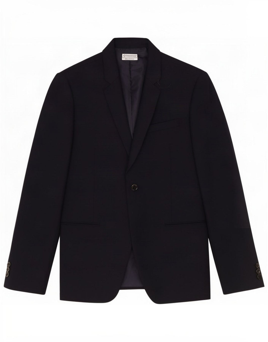 Zara Blazerjakke til mænd med 1 knap EU 50 Large Navy Blue